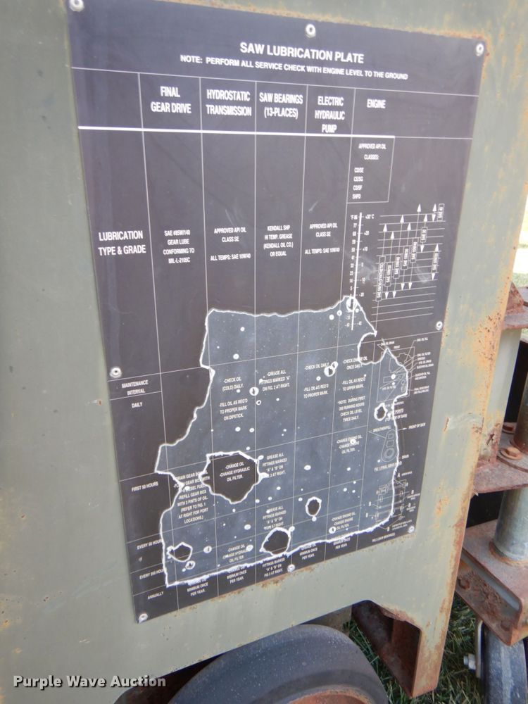 image for item IB9510 1994 Miller Spreader RRR70D  concrete saw