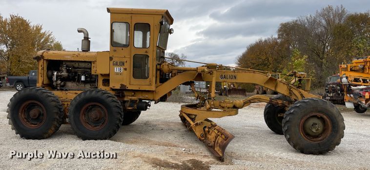 image for item ID9544 1966 Galion 118B  rigid frame motor grader