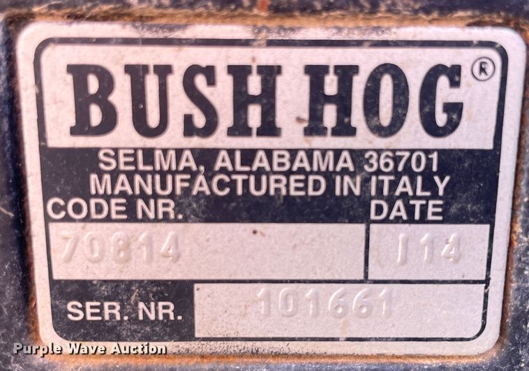 image for item ID9563 Bush Hog 2620  batwing rotary mower