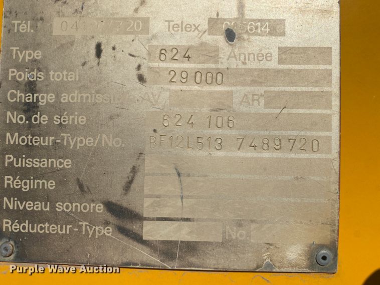 image for item IG9256 1985 Dynapac 624  tile plow