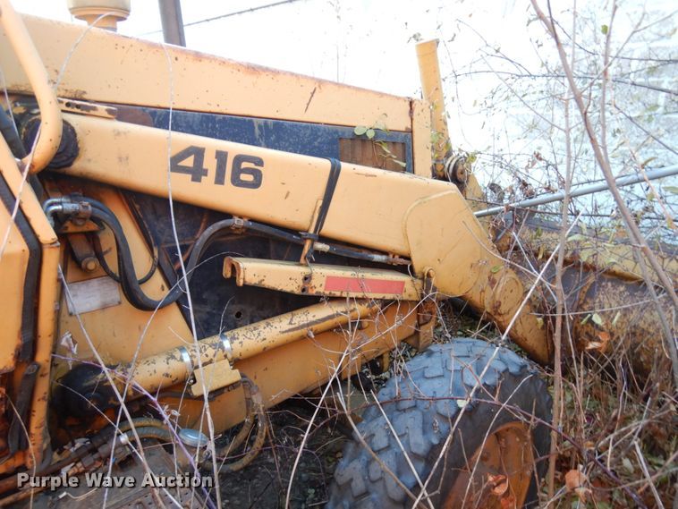 image for item IO9587 1986 Caterpillar 416  backhoe
