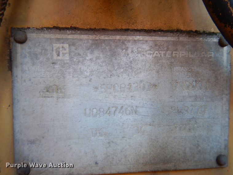 image for item IO9587 1986 Caterpillar 416  backhoe