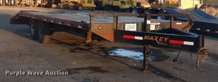image for item IU9777 2012 Maxey  equipment trailer