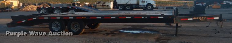 image for item IU9777 2012 Maxey  equipment trailer