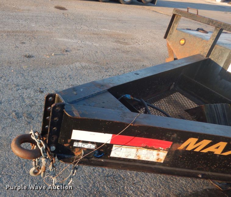 image for item IU9777 2012 Maxey  equipment trailer