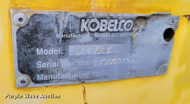 image for item IV9620 1997 Kobelco SK400LC  excavator