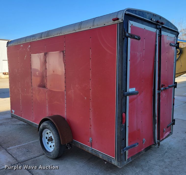 image for item IV9621 1995 Doolittle  enclosed cargo trailer