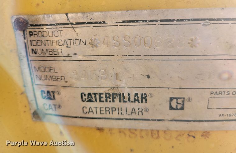 image for item IV9623 1998 Caterpillar 345B L  excavator