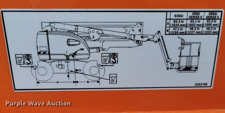 image for item IV9672 2000 JLG 450A Series II  boom lift