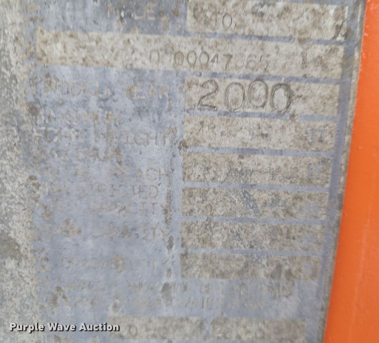 image for item IV9672 2000 JLG 450A Series II  boom lift