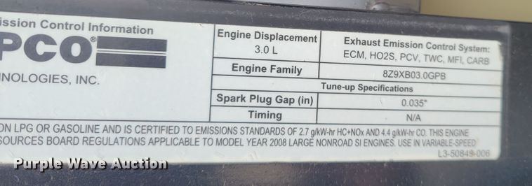 image for item IV9677 2008 JLG 4394RT  scissor lift