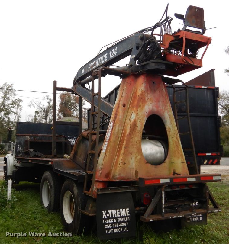 image for item IV9704 1990 International 4900  crane truck