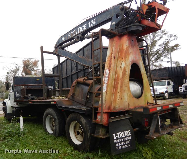 image for item IV9704 1990 International 4900  crane truck