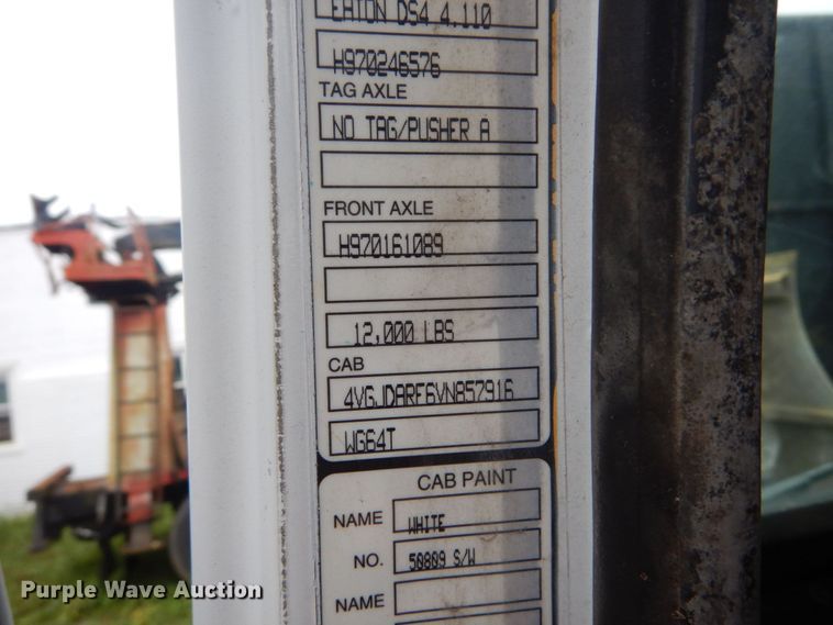 image for item IV9709 1997 Volvo WG  dump truck