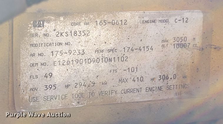 image for item IV9718 2000 Peterbilt 357  dump truck