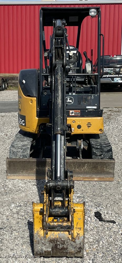 image for item IX9689 2015 John Deere 26G  mini excavator