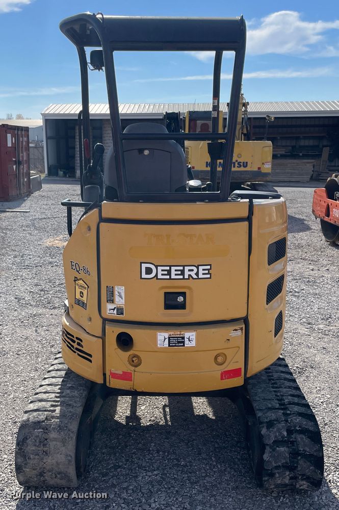 image for item IX9689 2015 John Deere 26G  mini excavator