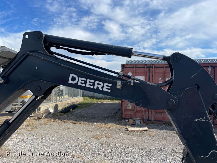 image for item IX9689 2015 John Deere 26G  mini excavator