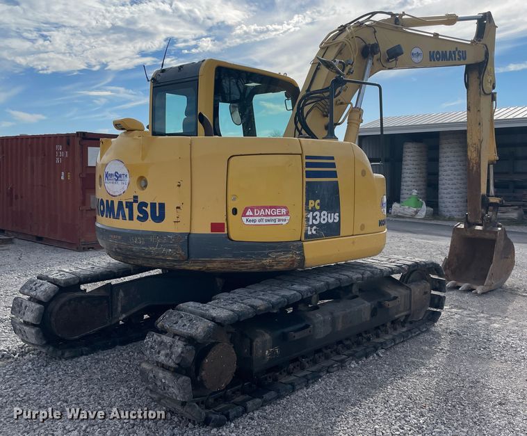 image for item IX9692 2011 Komatsu PC138USLC-8  excavator