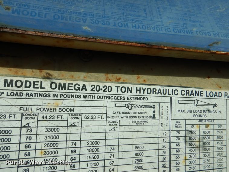 image for item JD9526 P&H Omega 20-20  crane