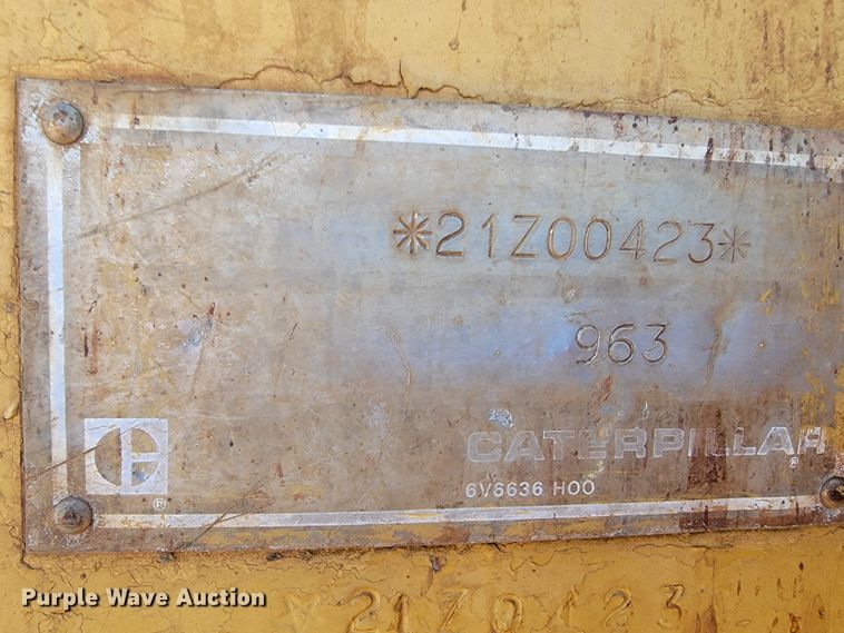 image for item JE9171 Caterpillar 963  track loader