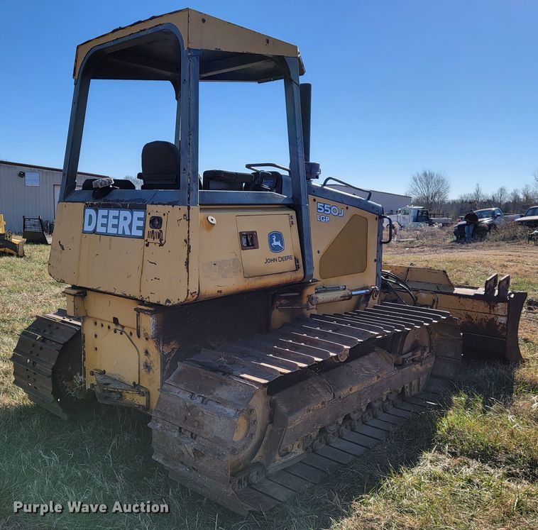 image for item JE9177 John Deere 550J  dozer