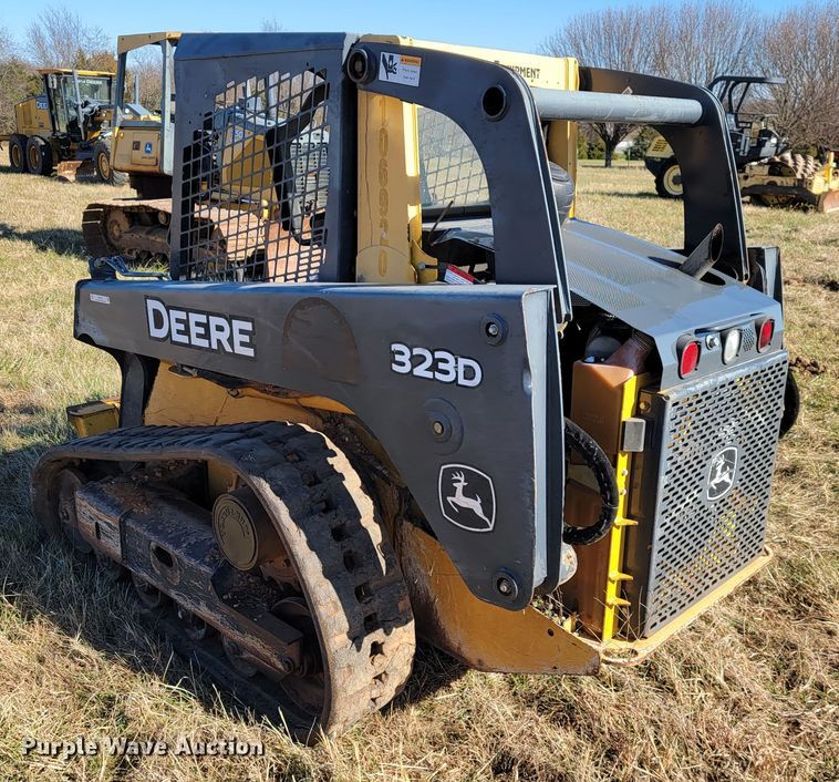 image for item JE9178 2012 John Deere 323D  tracked skid steer loader