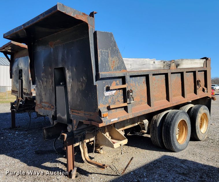 image for item JE9215 Davis  truck frame with dump bed