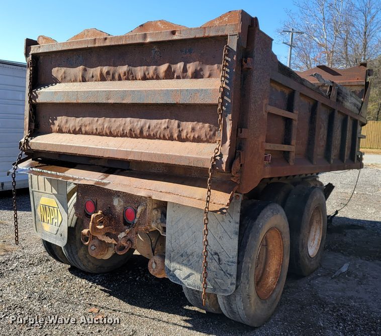 image for item JE9215 Davis  truck frame with dump bed