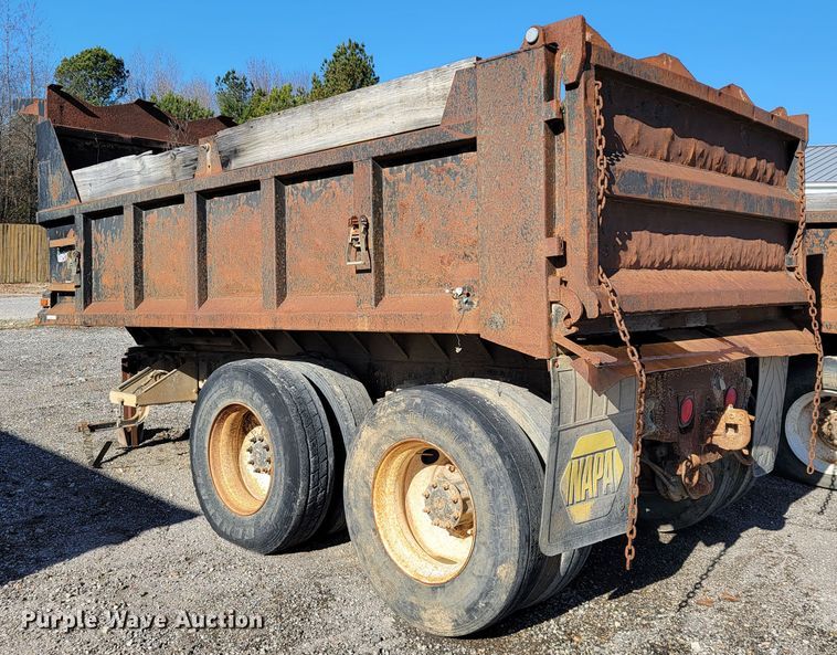 image for item JE9215 Davis  truck frame with dump bed