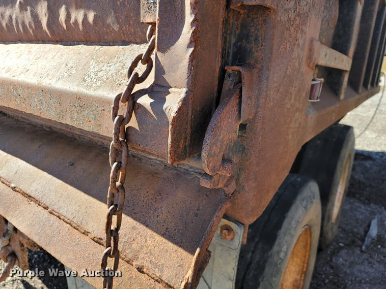 image for item JE9215 Davis  truck frame with dump bed