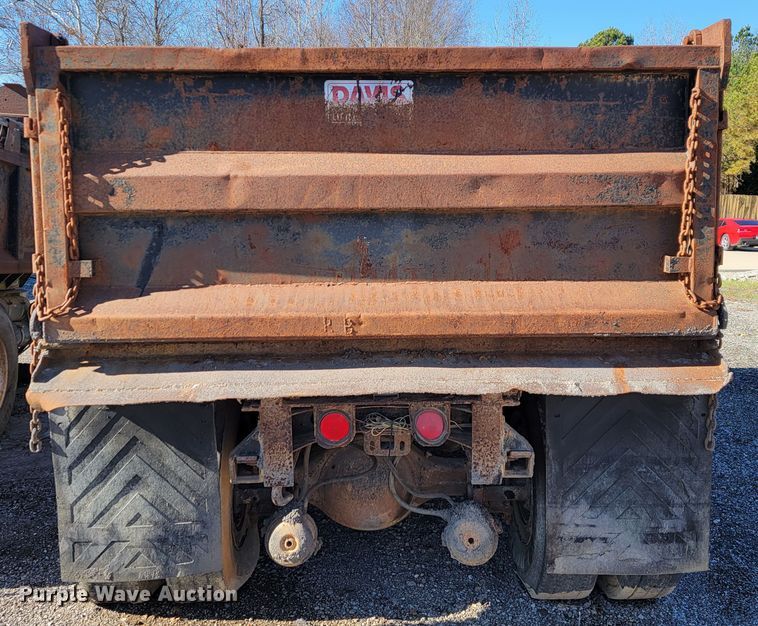 image for item JE9216 Davis  truck frame with dump bed