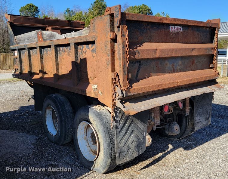 image for item JE9216 Davis  truck frame with dump bed