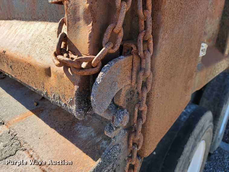 image for item JE9216 Davis  truck frame with dump bed