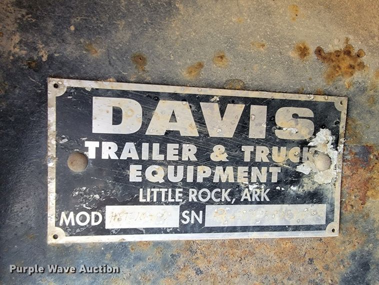 image for item JE9216 Davis  truck frame with dump bed
