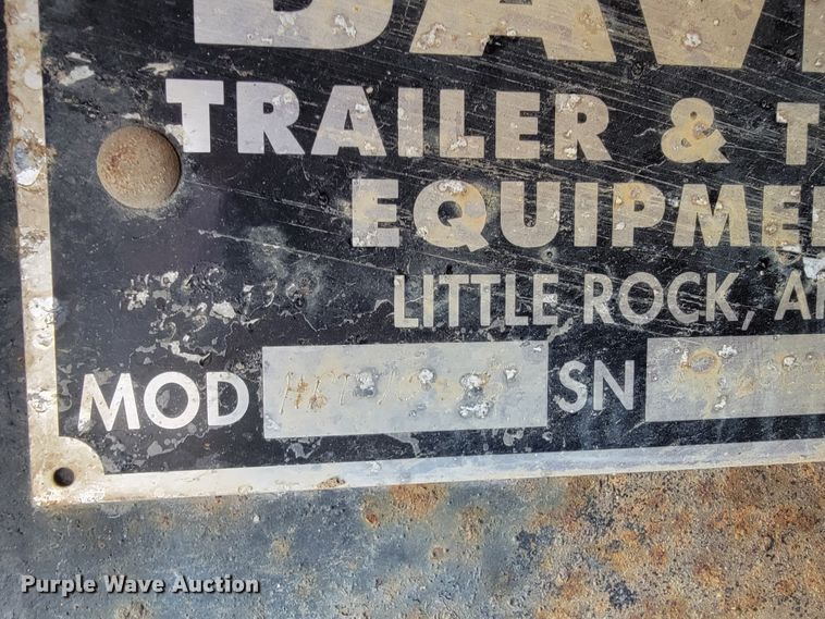 image for item JE9216 Davis  truck frame with dump bed