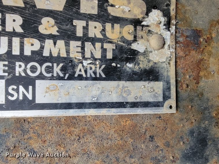 image for item JE9216 Davis  truck frame with dump bed