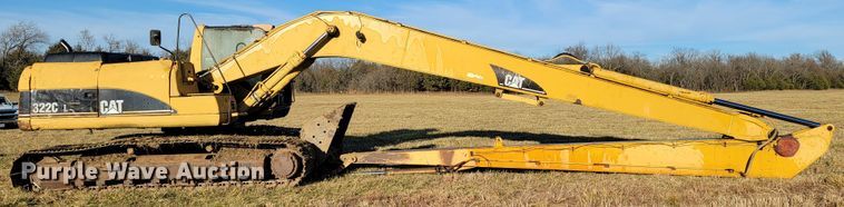 image for item JE9278 2001 Caterpillar 322CL  long reach excavator