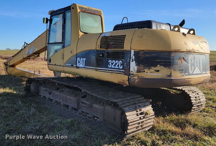 image for item JE9278 2001 Caterpillar 322CL  long reach excavator