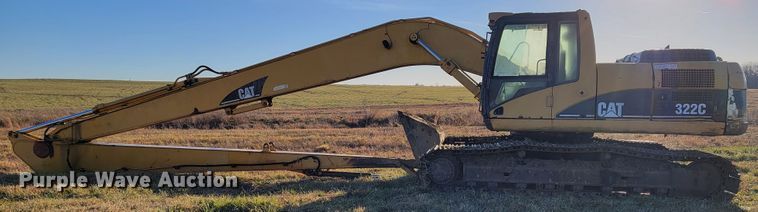 image for item JE9278 2001 Caterpillar 322CL  long reach excavator