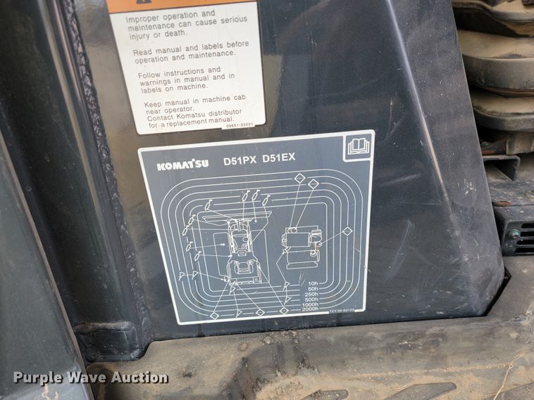 image for item JE9302 2011 Komatsu D51PX-22  dozer