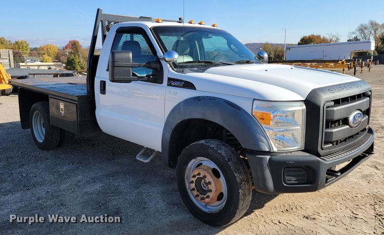 image for item JE9308 2011 Ford F450 Super Duty XL  flatbed truck
