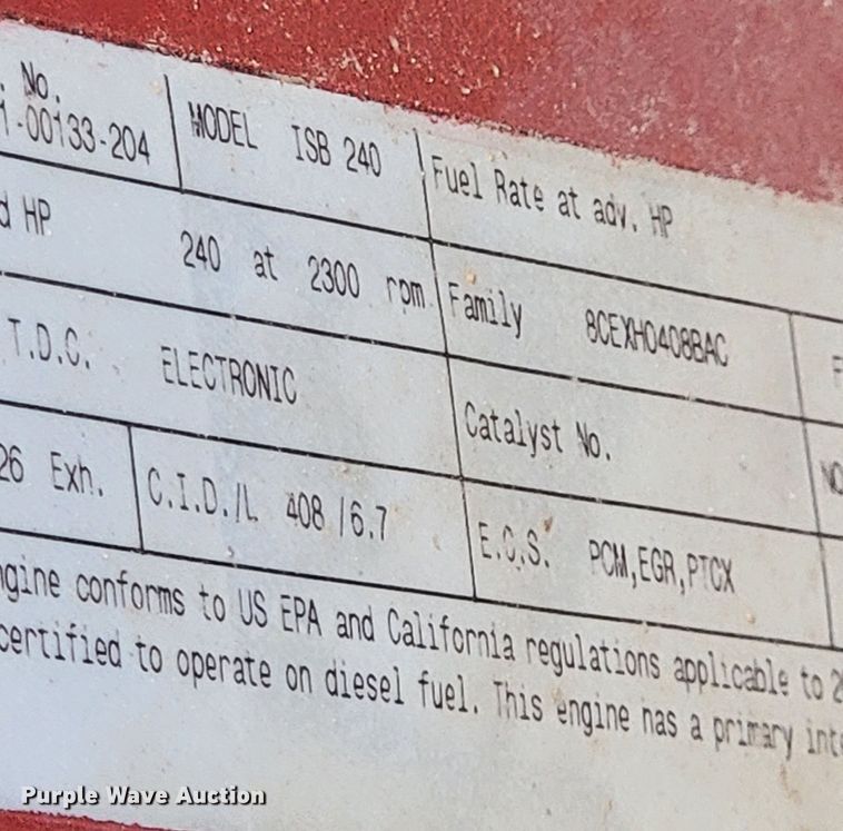 image for item JE9310 2009 Freightliner Business Class M2 106  crane truck