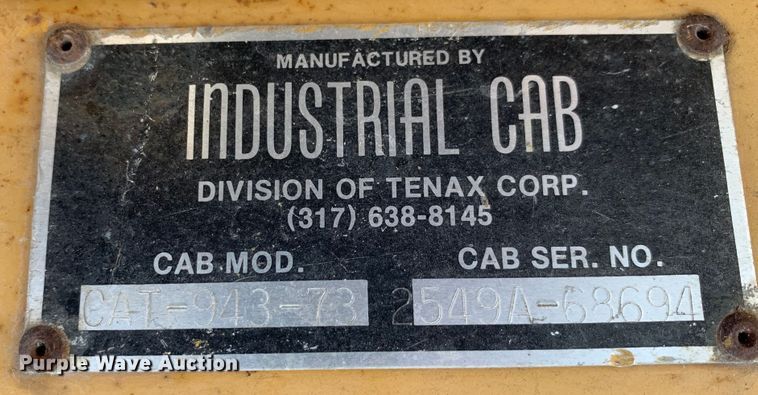 image for item JI9298 1988 Caterpillar 953  track loader