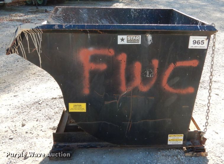 image for item JI9302 Star 1820  self dumping hopper