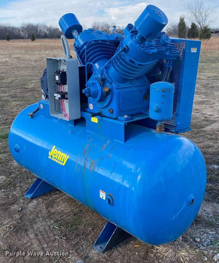 Jenny T25B240 air compressor in Collinsville, OK Item JN9111 sold