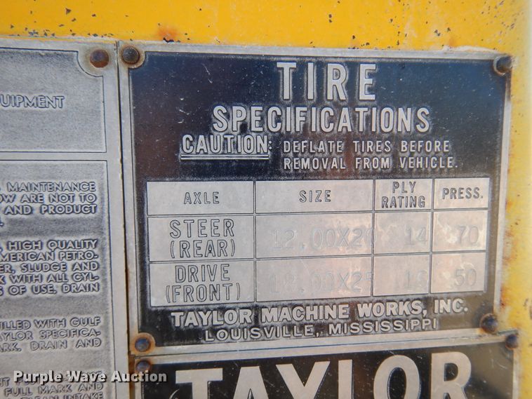 image for item JT9400 1993 Taylor Y-24-BWO  forklift
