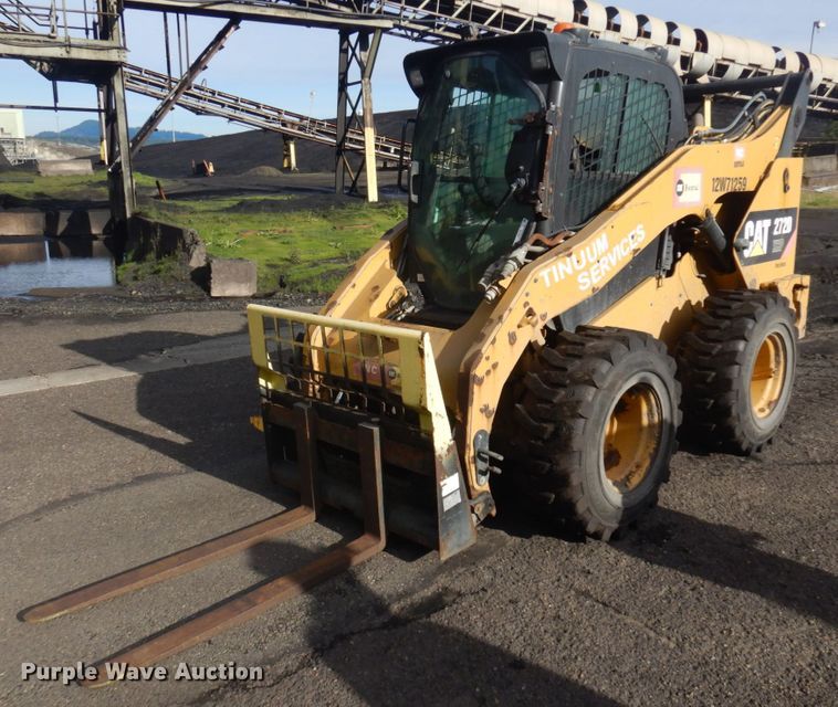 image for item JZ9786 2012 Caterpillar 272D XHP  skid steer loader