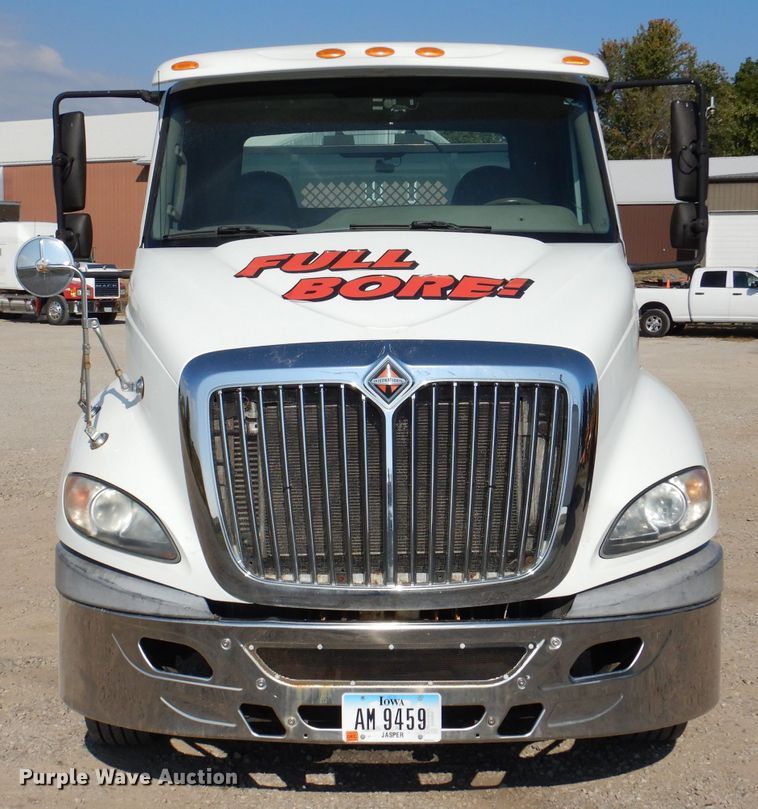 image for item KA9492 2012 International ProStar 113  flatbed truck