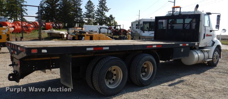 image for item KA9492 2012 International ProStar 113  flatbed truck